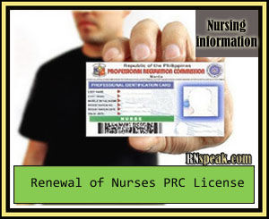 license nursing prc nurse renewal rn nurses
