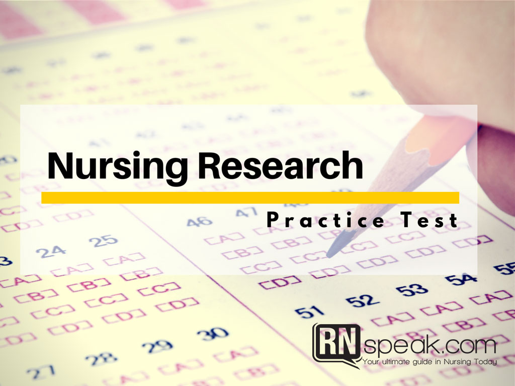 nursing-research practice test