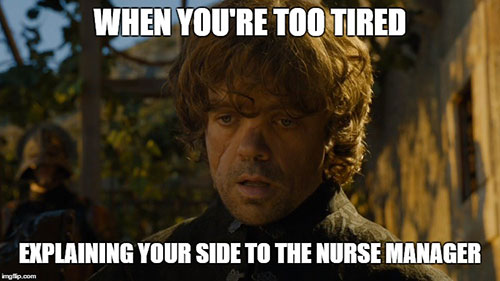 throne explain nurse side
