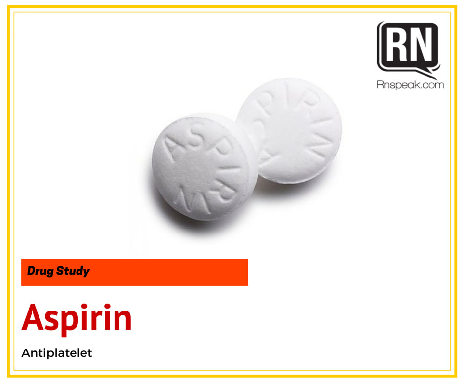 Aspirin Drug Study And Nursing Responsibilities