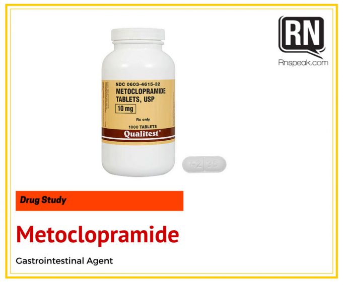 Metoclopramide Drug Study