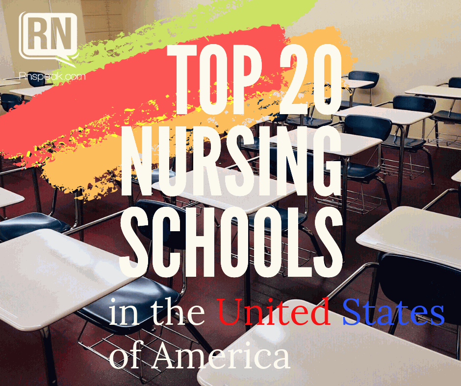 Top 20 Nursing Schools In The United States Of America RNspeak   Nursing Schools In The 1 