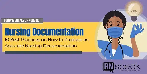 nursing documentation 10 best practice