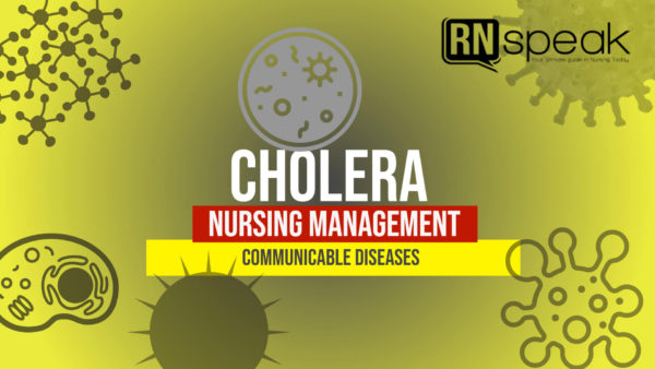 cholera nursing management picture
