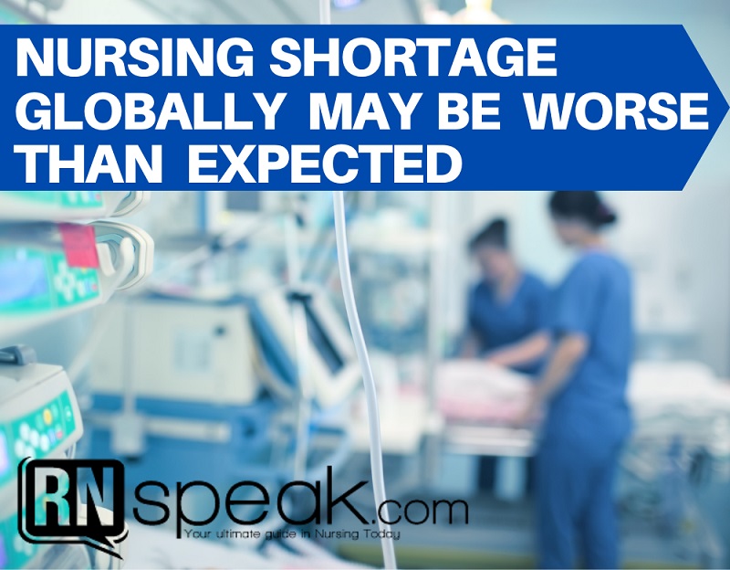 nurse shortage by state globally